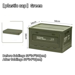 SG RumahHome® 50L Multi-Function Foldable Storage Box Portable Waterproof Cabinet For CampingCar Trunk OrganiserOutdoor Fishing Modern Style