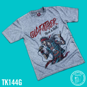 เสื้อยืดคอกลมแขนสั้น ผ้าTK พิมพ์ระบบ Sublimation นุ่ม สวมใส่ สบาย ระบายอากาศไม่ร้อน ( รหัสสินค้า TK 144 )