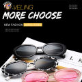 🔥Cc.👍 Fashion Vintage Small Frame Oval Metal Sun Glasses for Men Women Cycling Outdoor Summer Colorful UV4 COD. 