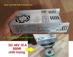 Nguồn 48v 10a cho vỉ phun sương 10 mắt