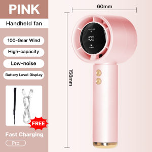 Bentilador Hawak Digital Display Handheld Fan 30000RPM Super High Speed Portable Mini Fan Type-C Fast Charging Long Lasting Battery For Travel Outdoor COD Local Stock