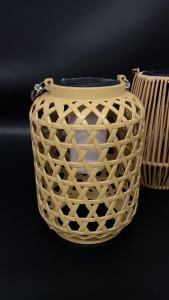 Solar Lantern Light Lamps Outdoor Hanging Lanterns For Trees Waterproof Lights Garden Decor Powered Lawn Pathway Outside Led Decorative Porch Table Yard Patio Rattan Power To Hang