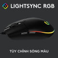 Chuột game có dây Logitech G203 Lightsync - Tùy chỉnh RGB, 6 nút lập trình, nhẹ, 8.000 DPI, cảm biến chuyên game. 