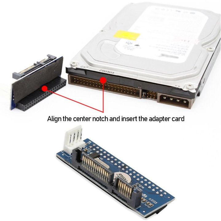 IRCTBV Replacement Parallel to serial Data Cable IDE to SATA SATA ...