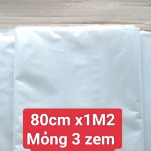 Túi Nilong Khổ 80cm x 1M2 /Túi PE bao nilong Lồng Bao Tải/ Bọc nilong Bảo Quản hàng Hóa Loại Không Quai DẺO DÀY 1kg