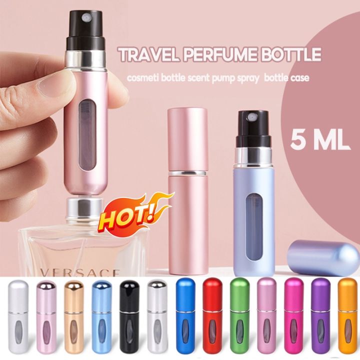 5ML Mini Portable Refillable Perfume Bottle with Spray Pump Empty Travel  Perfume Cosmetic Packaging Atomizer Spray Bottle Lazada PH