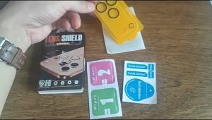 Suitable for 17pro protector iphone17promax3D Integrated Silk Screen Full Coverage Camera Protector