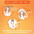 MAKARIZO Hair Energy Shampoo Sachet 10 mL | 2x5mL | Fibertherapy Shampo | Sampo. 