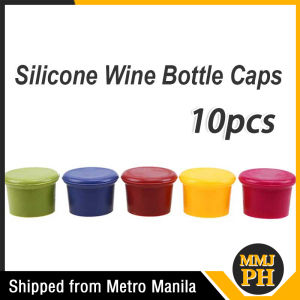 10Pcs Silicone Wine Bottle Caps Beer Wine Bottle Stopper Covers Champagne Soda Bottles Cover