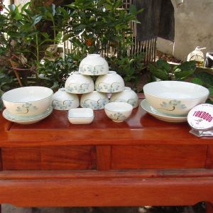 Bộ 6 Bát Ăn Cơm Gốm Sứ Cao Cấp Bát Tràng Nhiều Kiểu Dáng
