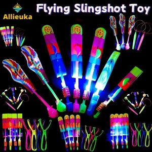 Allieuka Flashing Flying Double Outdoor Flying Fairy Bamboo Dragonfly Aircraft Night Market