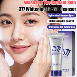 377 Whitening Facial Cleanser Soft And Moist Cleansing Foam Cleanser Deep Clean Oil Control Cleasing Milk377 美白洗面奶