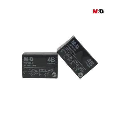 M&G AXP963HN Penghapus Hitam 4B So Many Cats Black Eraser