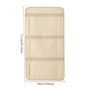 Storage Hanging Bag Hanging Clothes Organizer Makeup Bag Multi-Pocket Underwear Socks Storage Wardrobe Space-Saving