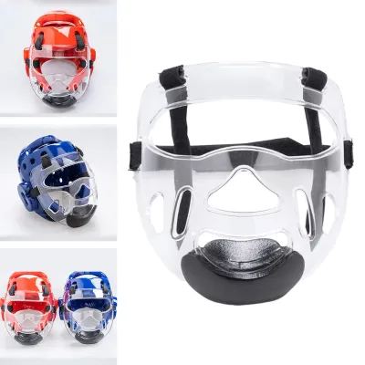 Baoblaze Taekwondo Mask Detachable Head Gear Face Shield Protective Face Protection Cover for Boxing