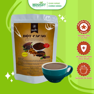 Bột cacao nguyên chất 100% không đường loại đặc biệt thơm ngon Minasy