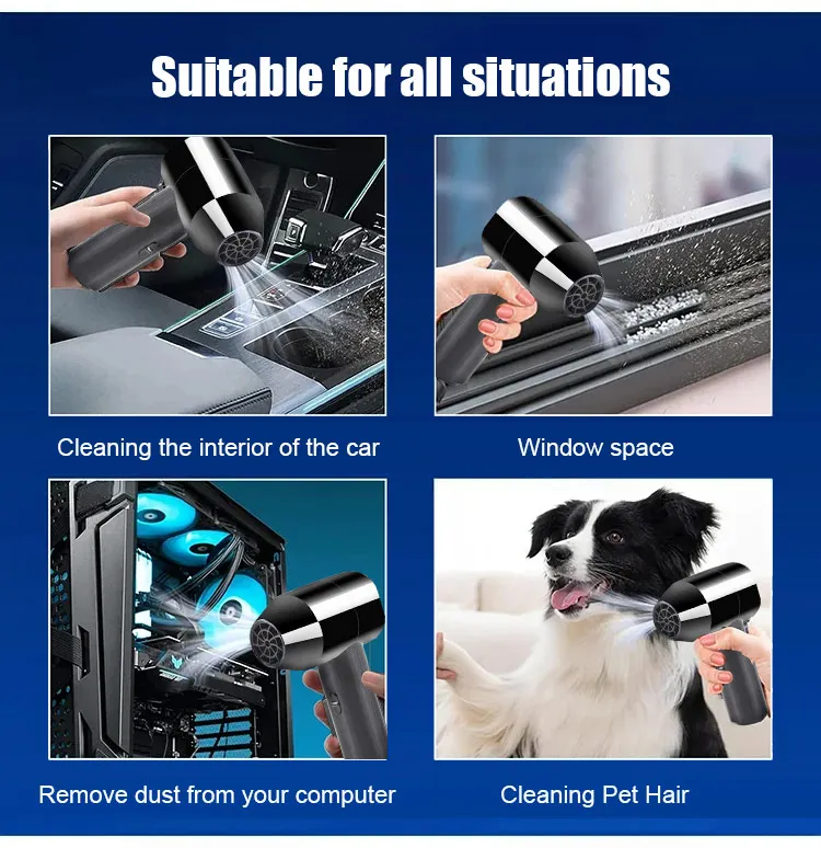 Violent turbo electric fan for art Quick drying blowing dust