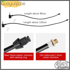 【Guoyuqiche】 Bicycle Air Pump Extension Tube Pump Bicycle Hose Air Pump Connector Bike Air Pump Tire Inflator Nozzles Accessories Pump Hose