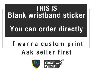 100pcs bracelet wristband event resort sticker hand tag concert sticky wrist band waterproof sticker