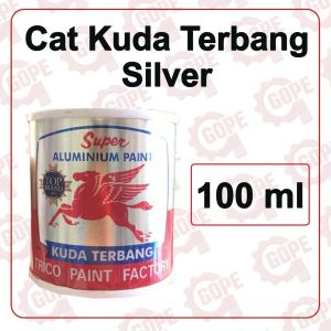 CAT KUDA TERBANG SILVER 0.1 LTR