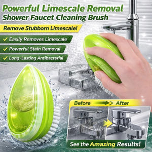 Bathroom Glass Cleaning Sponge Heavy Duty Scrubber Powerful Decontamination Non Scratch Shower Tile Magic Cleaner Tool