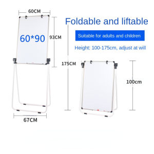 Whiteboard Standing Upright for Office White Board Set 90*120cm Magnetic Whiteboard Double Sided