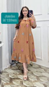 Daster Kringkle dewasa standar dan jumbo max 90kg