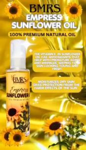 BMRS Empress Sunflower Oil (NEW PACKAGING) Premium Grade Oil 100% Natural Organic 100ml