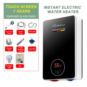 【จัดส่งในกรุงเทพฯ】เครื่องทำน้ำอุ่น 6000 วัตต์ เครื่องทำน้ำอุ่นทันที ระบบควบคุมอุณหภูมิคงที่ ELECTRIC WATER SHOWER 6000W เครื่องทำน้ำอุ่นกำลังสูง ROY