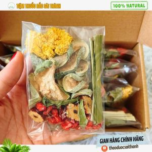 Trà Bí Đao 6 Vị - Thảo Mộc Sài Thành - Thanh nhiệt cân bằng vóc dáng mát gan Thành phần tự nhiên