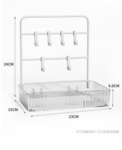 กล่องเก็บเครื่องสำอาง กล่องเก็บของ กล่องใส แขวนได้ ถอดแยกชิ้นส่วนได้