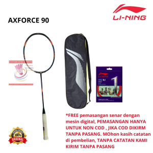 RAKET LINING BADMINTON BULUTANGKIS AXFORCE 90 BLACK