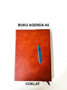 Buku Agenda A5 Notebook A5 Diary Book Cover Bahan Kulit Klip Magnet Jurnal Garis Buku Catatan D1-021