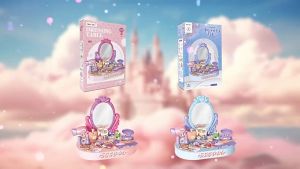 SKISOPGO Kids Dressing Table Toy Pretend Play Makeup Vanity Princess Role Play Plastic Gift Set