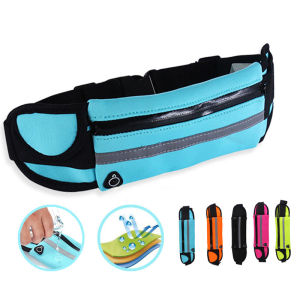 SUPERFLOWER Sports Running Waist Bag Pocket Outdoor Jogging Cycling Bag Waterproof Adjustable Anti-theft Pack Sport Belt Bag
