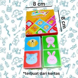Mainan edukasi logika / mini domino card / mini matching card / Our Dream Toys /mini board game anak
