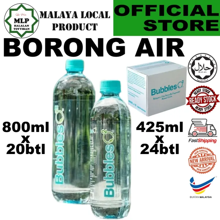 【Hot sales】BORONG Bubbles O2 Air Mineral Semulajadi Naturally ...