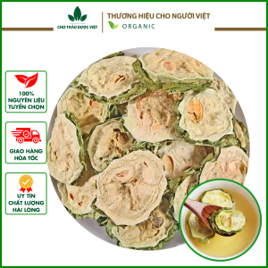 Mướp đắng khô 100g khổ qua thái lát mỏng thơm hỗ trợ tiểu đường hạ mỡ máu mát gan detox