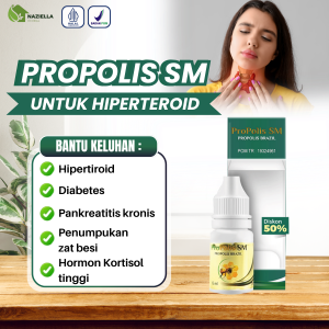 Propolis SM atasi Hipertiroid Diabetes Pankreastitis Kronis dan Lainnya Suplemen Ekstrak propolis Brazil Asli