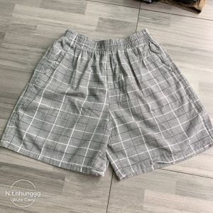 Quần đùi nam trung niên vải thô đẹp ẢNH THẬT