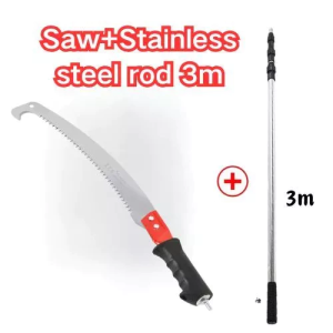 6M High Branch Pruning Saw Pole Saw for Tree Trimming Telescoping Trimming Garden Fruit Pruning Tool