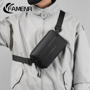 FAMENR【พร้อมส่ง】กระเป๋าคาดเอว กันน้ํา สีดํา สําหรับผู้ชาย ส่งอย่างรวดเร็วจากไทย