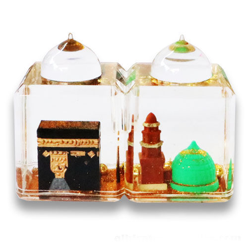 Miniatur 2 Masjid Isi Kabah Dan Nabawi