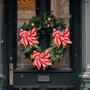[COD] dgheg Christmas BowsLarge Wreaths Bows For Tree Gift Wrapping GarlandChristmas Decoration Holiday Crafts Xmas Tree Ribbon Ornaments