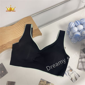 บราไร้ขอบ ถ้วยถอดซักได้+ฟองน้ำบางเบา ✨ ชุดชั้นในระบายอากาศดี กระชับด้านข้างไม่หลุด ไม่เห็นรอย! สบายทั้งวัน เหมาะสาวอกเล็ก-กลาง