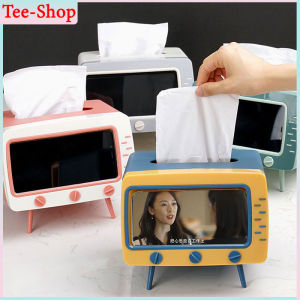 ⭐พร้อมส่ง⭐ กล่องทิชชู่ ที่ใส่กระดาษทิชชู่ มัลติฟังก์ชั่น มีที่ใส่โทรศัพท์ ที่ตั้งโทรศัพท์ กล่องกระดาษทิชชู่