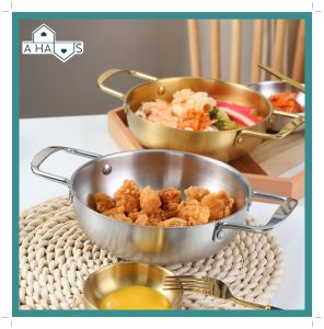 ส่งไว A HAUS หม้อเกาหลี หม้อต้มมาม่า สแตนเลส 182022 CM. หม้อต้มมาม่าเกาหลี หม้อต้มรามยอน ไม่เป็นสนิม แข็งแรง ทนทาน มีหูจับ 2 ข้าง มี 2 สี