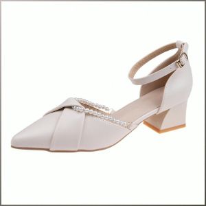 รองเท้าแตะส้นแบน ส้นหนา ปลายแหลม แฟชั่ น ุ่มสบาย ทนทาน กลวง สะดวกสบาย