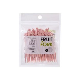 50Pcs Disposable Fruit Fork Mini Forks Children Snack Cake Fruit Lunches Party Decor Cute Small Fork Mini Children Fork Snack Cake Fruit Fork Lunch Party Decoration Cute Small Fork Disposable Fruit Pick
