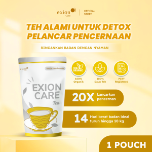 Exioncare Gold Series Tea Pouch - Isi 20 Tea Bag | Teh Diet | Teh Detox | Slimming Tea